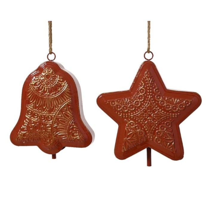 CAMPANELLE FERRO ROSSO 2 ASSORTITI H.30.5